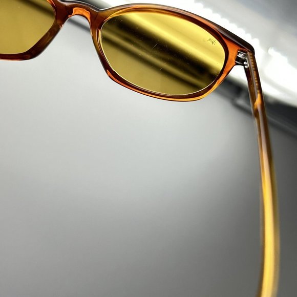 stussy eye gear Richie Sunglasses Tortoise Yellow Lenses Light Scratches - Picture 11 of 15